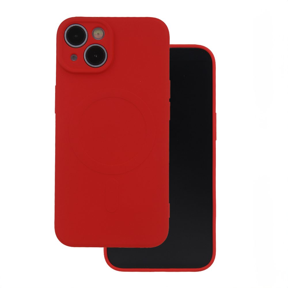 387129_oryg Simple Color Mag case for iPhone 15 Pro 6,1" red