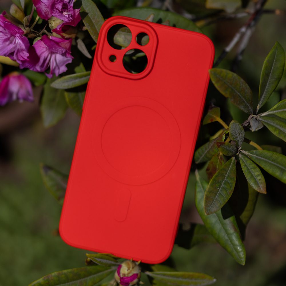 387135_oryg Simple Color Mag case for iPhone 15 Pro 6,1" red