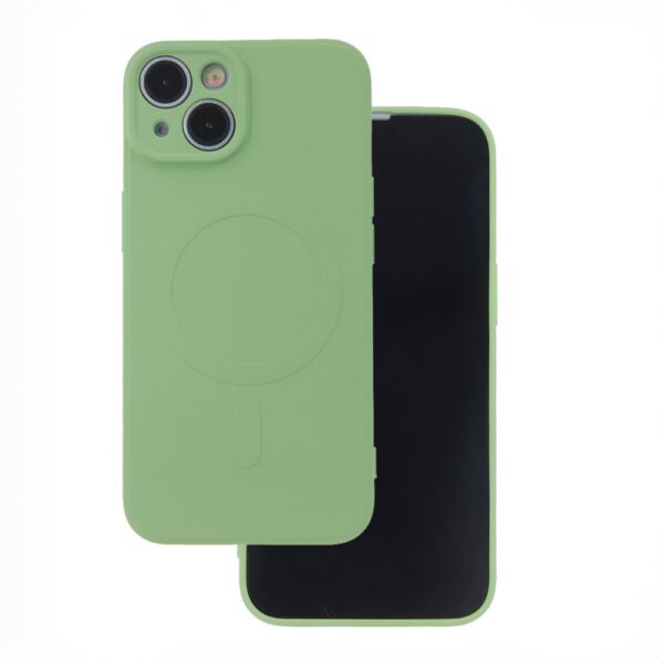 387138_oryg Simple Color Mag case for iPhone 16 Plus 6,7" light green
