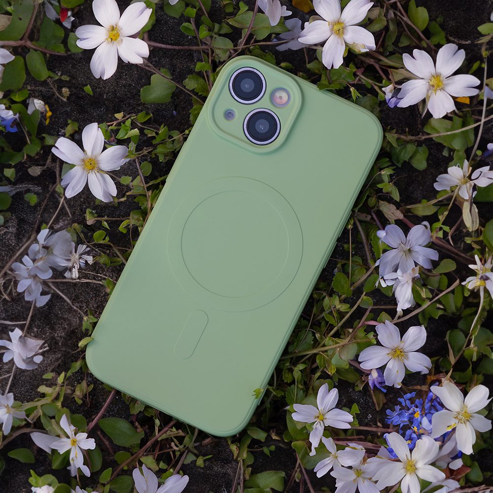 387144_oryg Simple Color Mag case for iPhone 12 Pro 6,1" light green