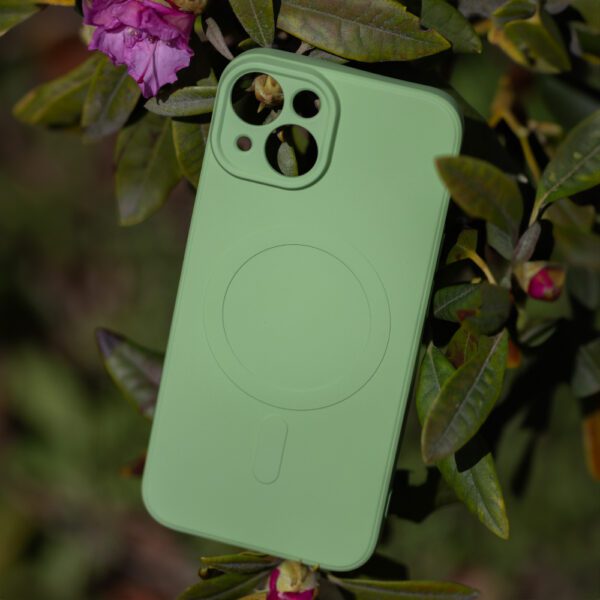 387146_oryg Simple Color Mag case for iPhone 16 Plus 6,7" light green