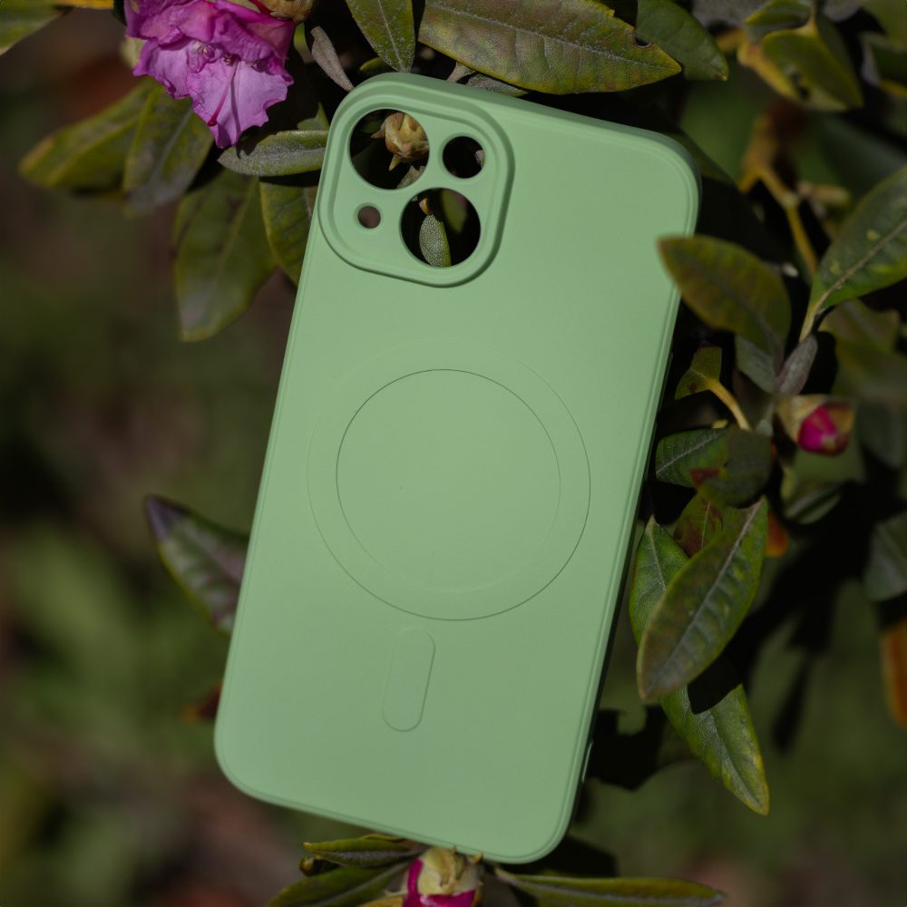 387146_oryg Simple Color Mag case for iPhone 12 Pro 6,1" light green