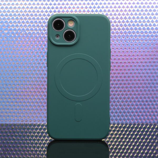 387156_oryg Simple Color Mag case for iPhone 16 Plus 6,7" dark green