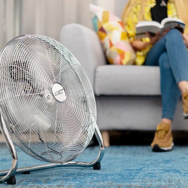 Floor Fan 18'' 120W chrome LTC