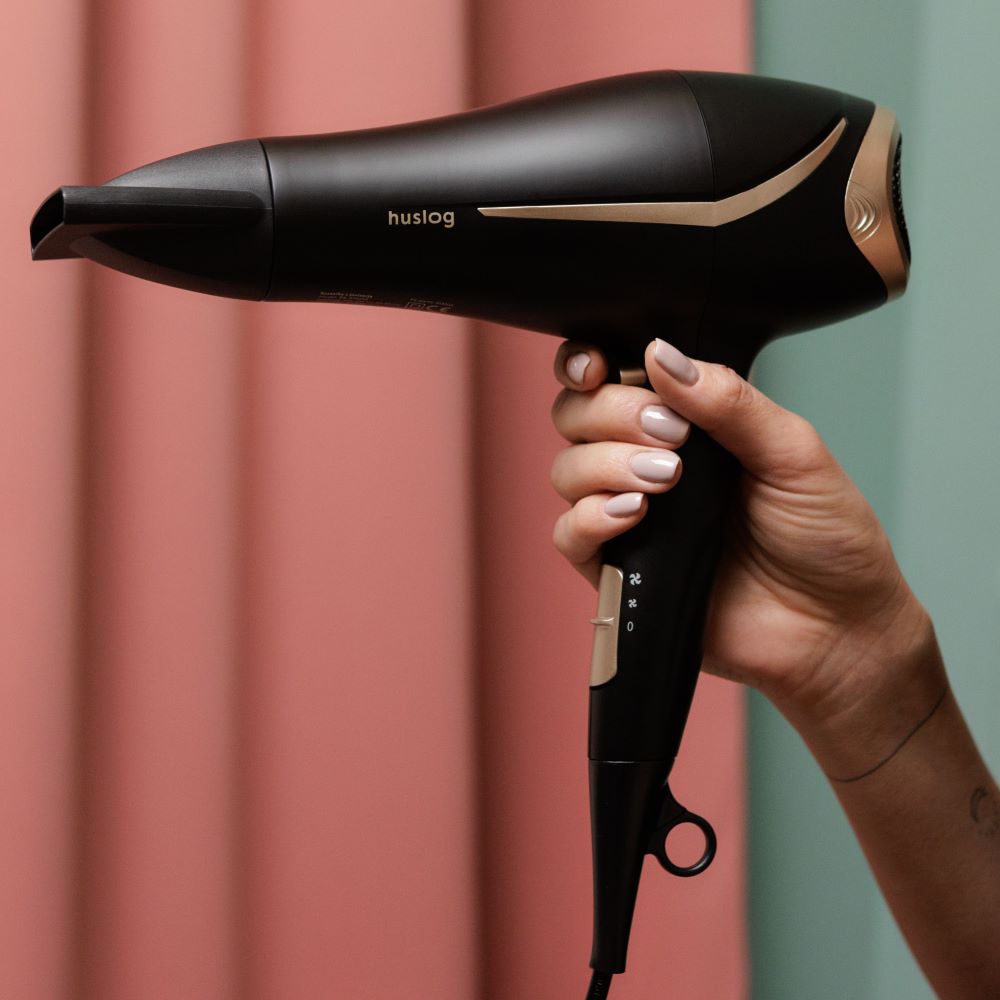 Huslog Hair dryer with ionization and foldable handle BE-570234