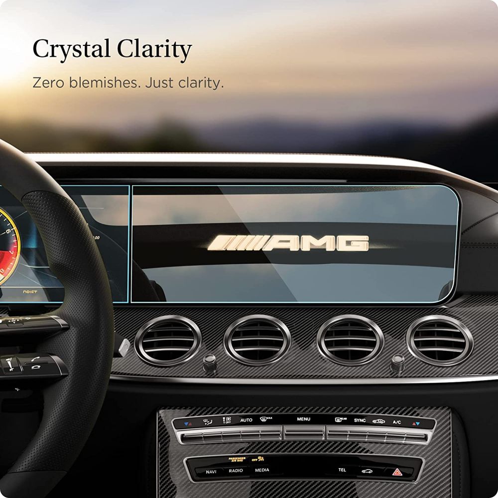 388876_oryg Spigen tempered glass "EZ FIT" SET MERCEDES E-CLASS 2020 / 2021