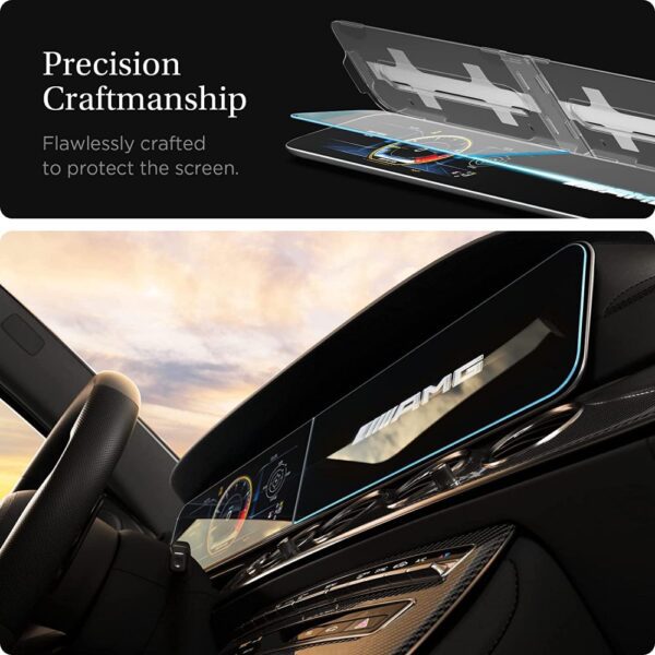 388878_oryg Spigen tempered glass "EZ FIT" SET MERCEDES E-CLASS 2020 / 2021
