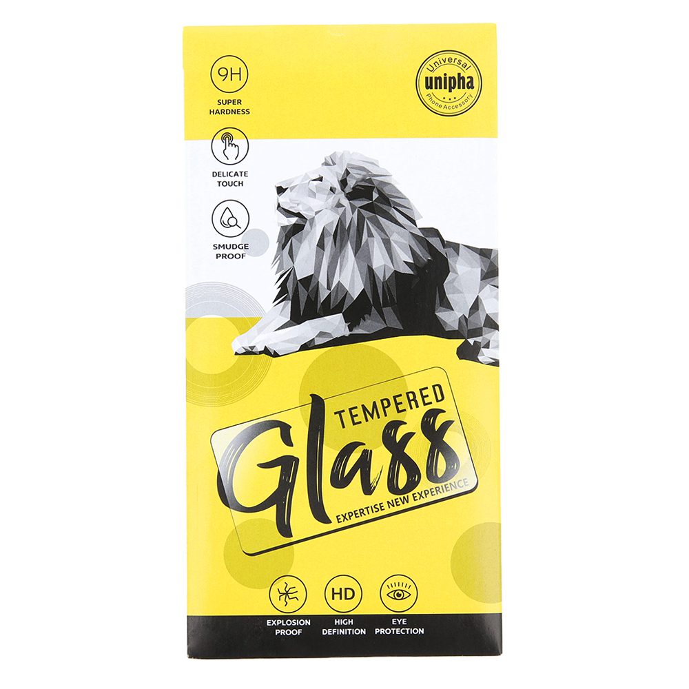 390004_oryg Tempered glass 9D for Honor X7a black frame