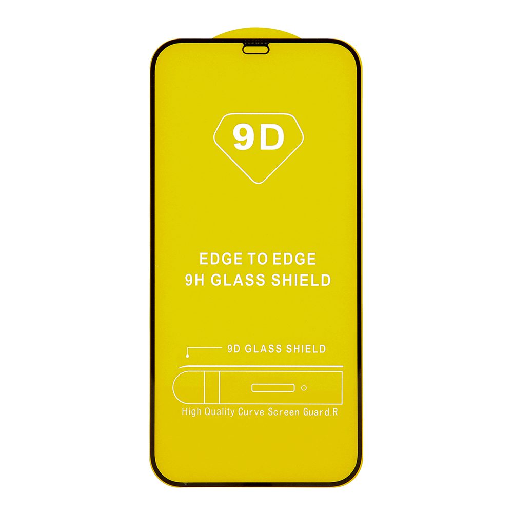 390005_oryg Tempered glass 9D for Honor X7a black frame