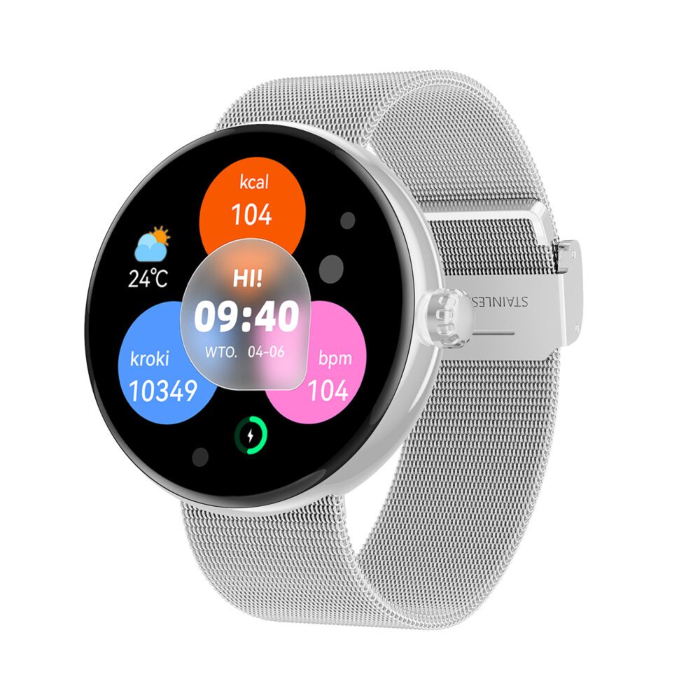 390710_oryg Forever smartwatch Forevive 5 SB-365 silver