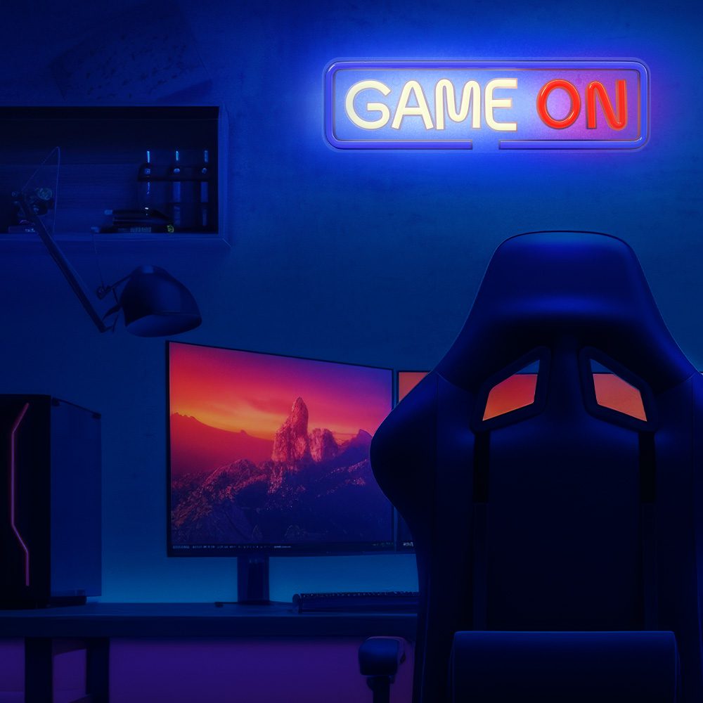 Neon PLEXI LED GAME ON multicolor FPNE23 Forever Light