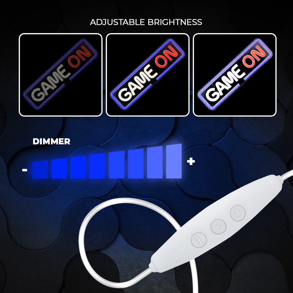 Neon PLEXI LED GAME ON multicolor FPNE23 Forever Light