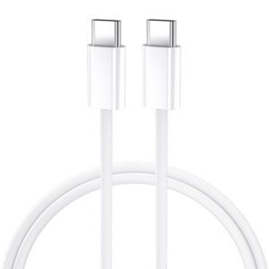 BWOO Cable USB-C - USB-C 1m 60W for iPhone 15 BO-X284 white