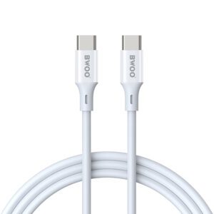 BWOO Cable USB-C - USB-C 1m 60W ABS + TPE X282 C-C white