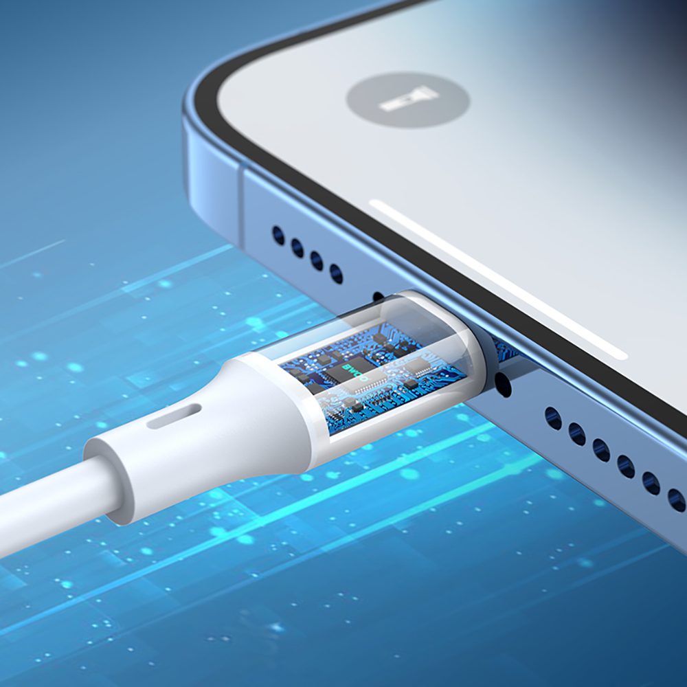 391152_oryg BWOO Cable USB-C - Lightning 1m 27W ABS + TPE X283 C-L white
