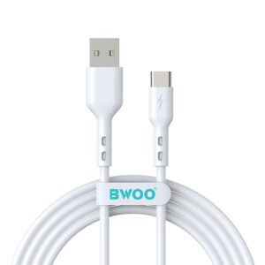 BWOO Cable USB - USB-C 1m 3A White BO-X172C