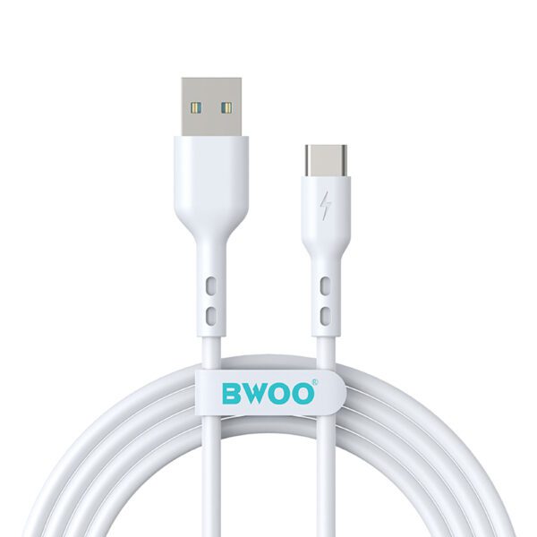 BWOO Cable USB - USB-C 1m 3A White BO-X172C