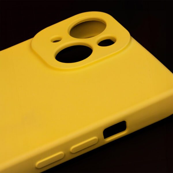 Silicon case for Xiaomi Redmi 13c 5G yellow