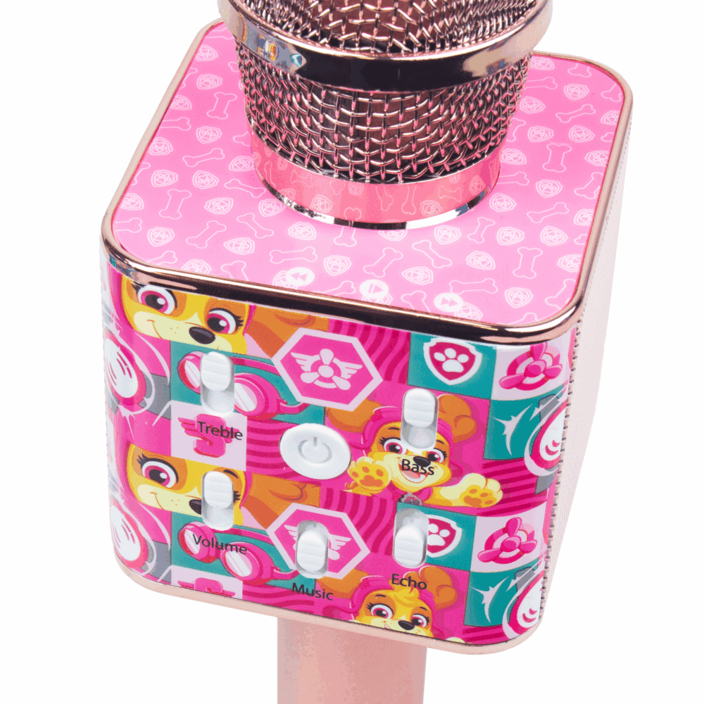 Paw Patrol karaoke microphone blue