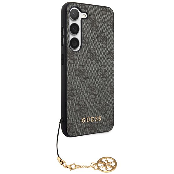 393077_oryg Guess case for Samsung Galaxy A55 GUHCSA55GF4GGR black HC PU 4G with charm