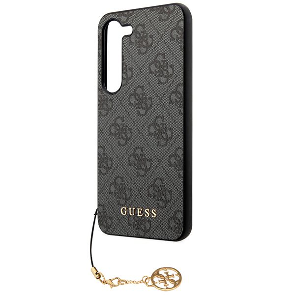 393079_oryg Guess case for Samsung Galaxy A55 GUHCSA55GF4GGR black HC PU 4G with charm