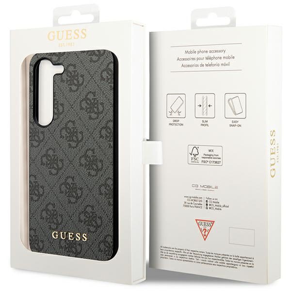393081_oryg Guess case for Samsung Galaxy A55 GUHCSA55GF4GGR black HC PU 4G with charm