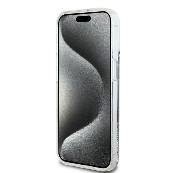 393237_oryg DKNY case for iPhone 15 6,1" HC DKHCP15SLBNAEK black HC liquid glitters w arch logo