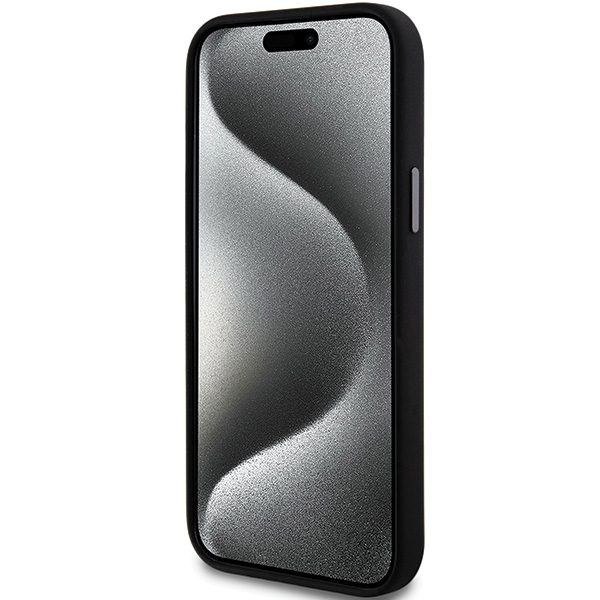 393325_oryg DKNY case for iPhone 15 Plus 6,7" DKHCP15MSMCBSK black HC silicone w stack metal logo