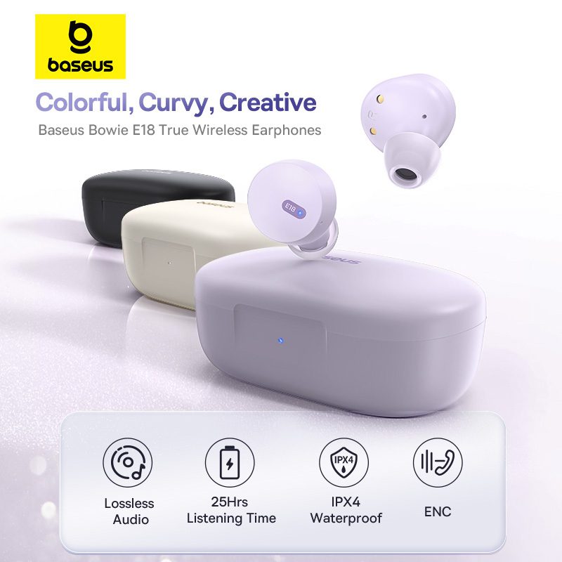 393952_oryg Baseus Bowie E18 True Wireless Earphones Star Purple