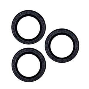 394088_oryg Set of lens glasses for iPhone 14 Pro 6,1" black glitter (3 pcs)