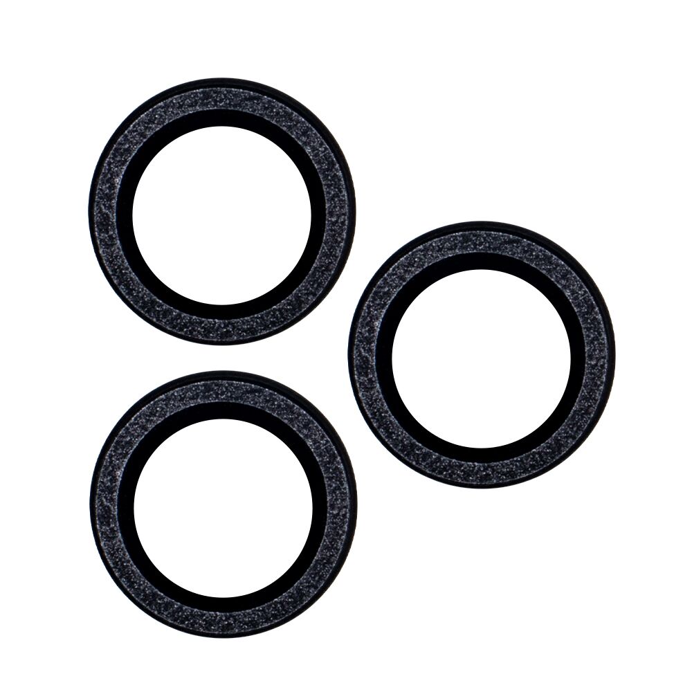 394088_oryg Set of lens glasses for iPhone 13 mini 5,4" black glitter (2 pcs)