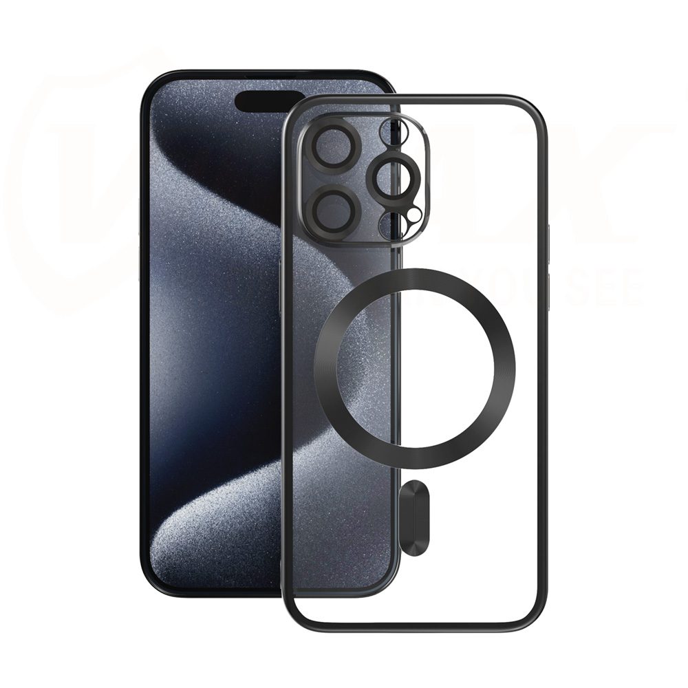 394091_oryg Vmax Electroplating Mag TPU case for iPhone 16 Plus 6,7" black