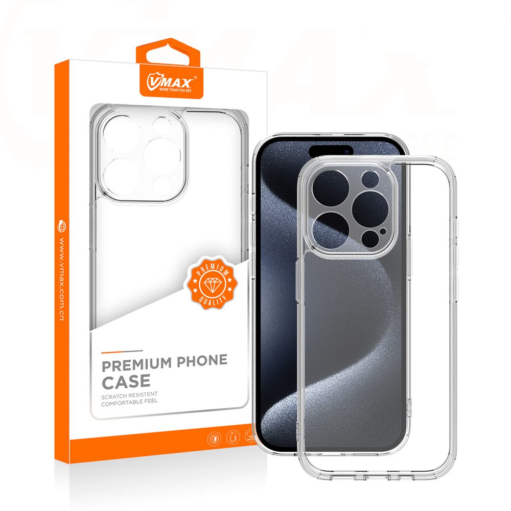 394101_oryg Vmax Acrylic Anti-drop case for iPhone 16 Pro Max transparent