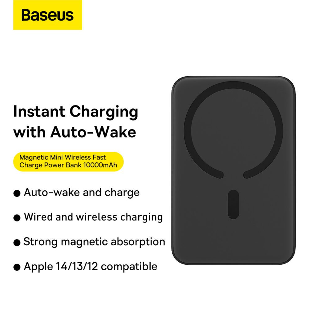 Baseus power bank magnetic Mini 20W 10000mAh black