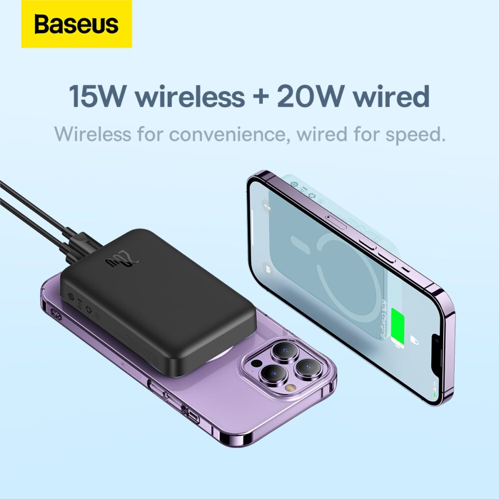 Baseus power bank magnetic Mini 20W 10000mAh black