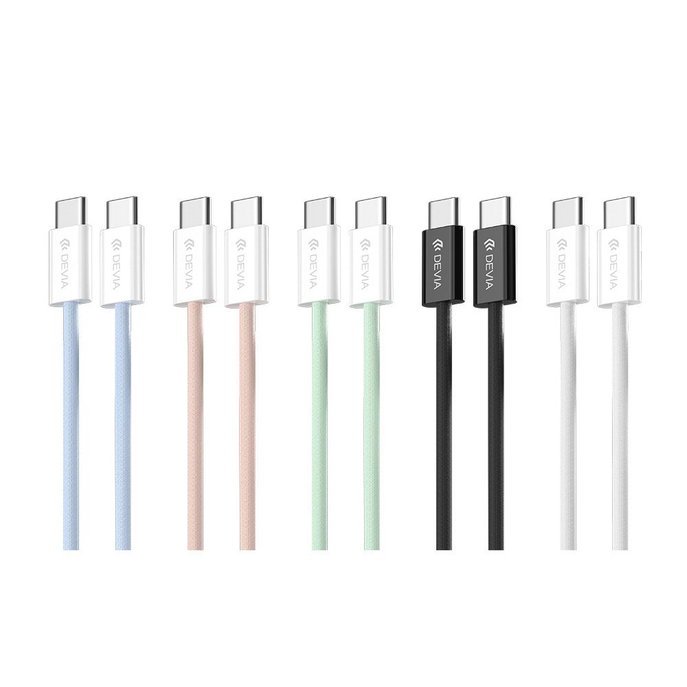 394600_oryg Devia cable Smart EC325 PD USB-C - USB-C 1,0 m 60W 3A black