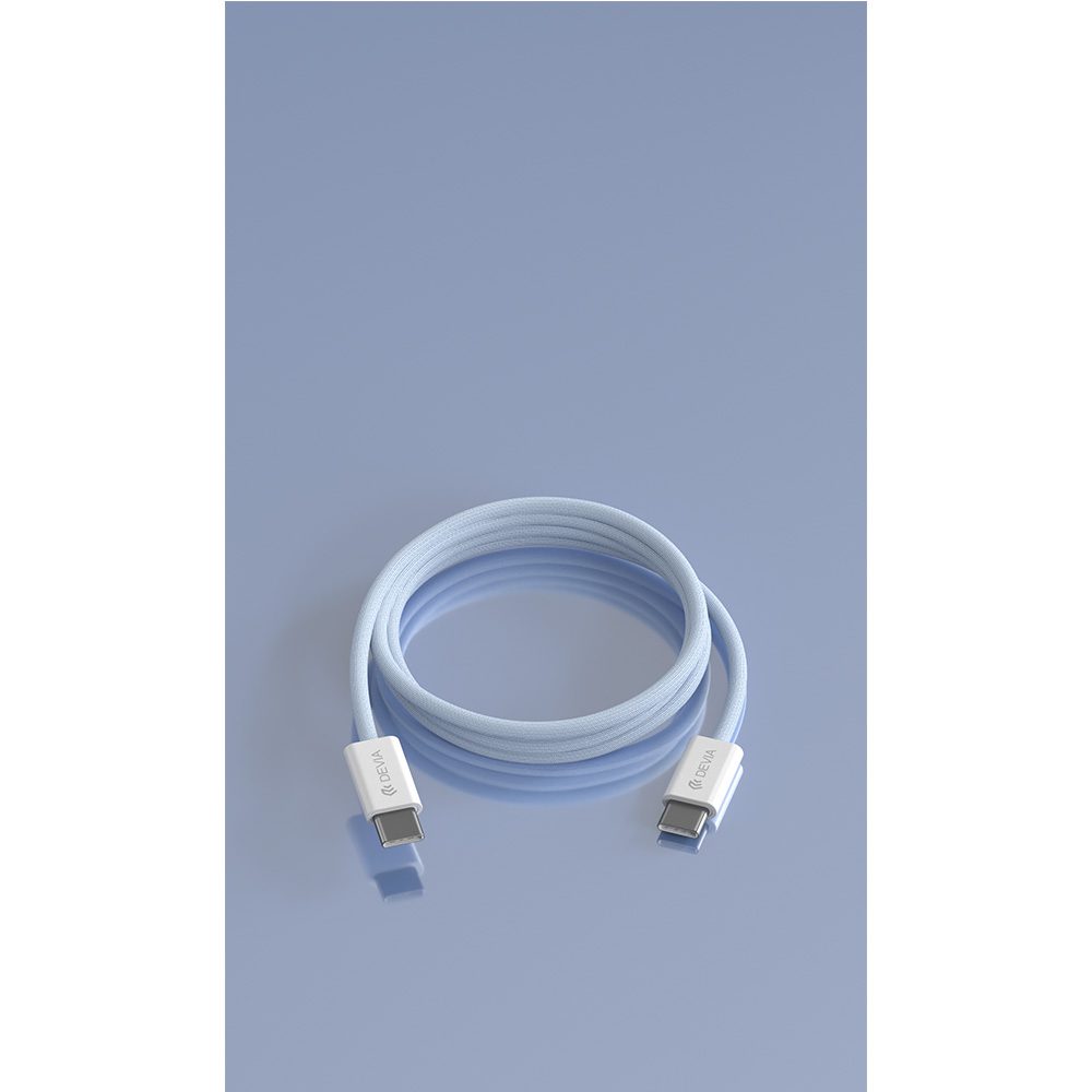 394602_oryg Devia cable Smart EC325 PD USB-C - USB-C 1,0 m 60W 3A black