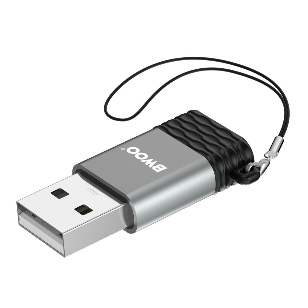 BWOO Adapter USB-C - USB Gray OTG BZ-38