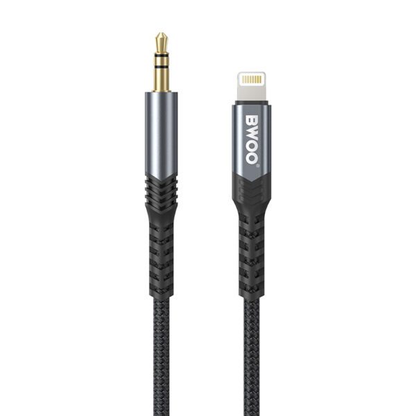BWOO Cable AUX 3.5mm - Lightning BO-AUX068 black