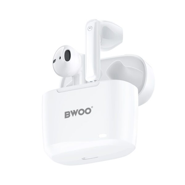 BWOO wireless TWS earphones BW94-WH white