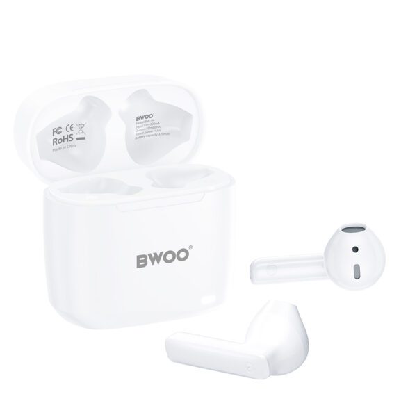 BWOO wireless TWS earphones BW94-WH white