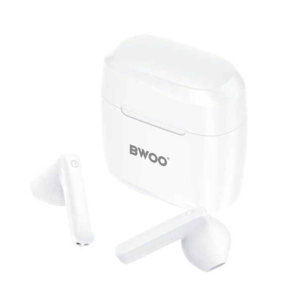 BWOO wireless TWS earphones BW94-WH white