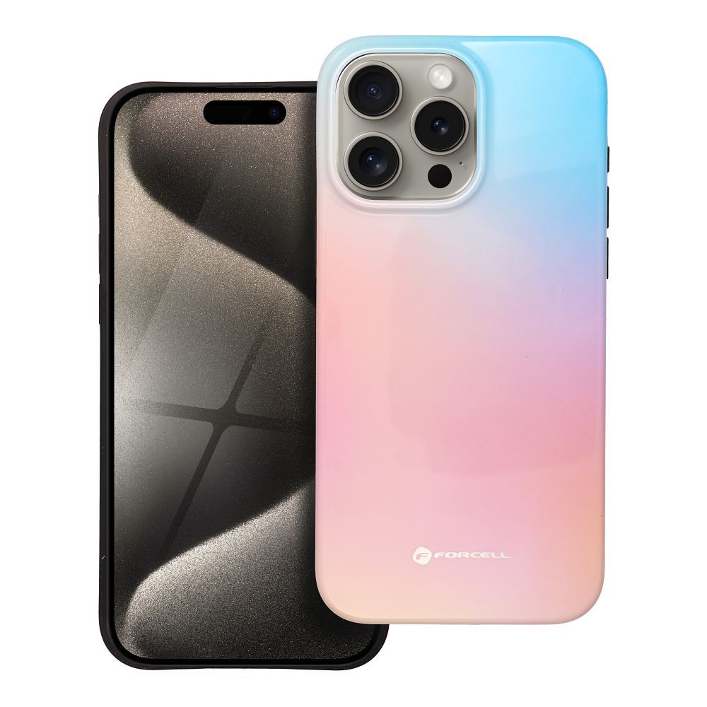 394d90f130366ccb58769068b3e94739 FORCELL F-PROTECT Mirage, Military Drop-Tested case compatible with MagSafe for IPHONE 15 PRO MAX pinky blue