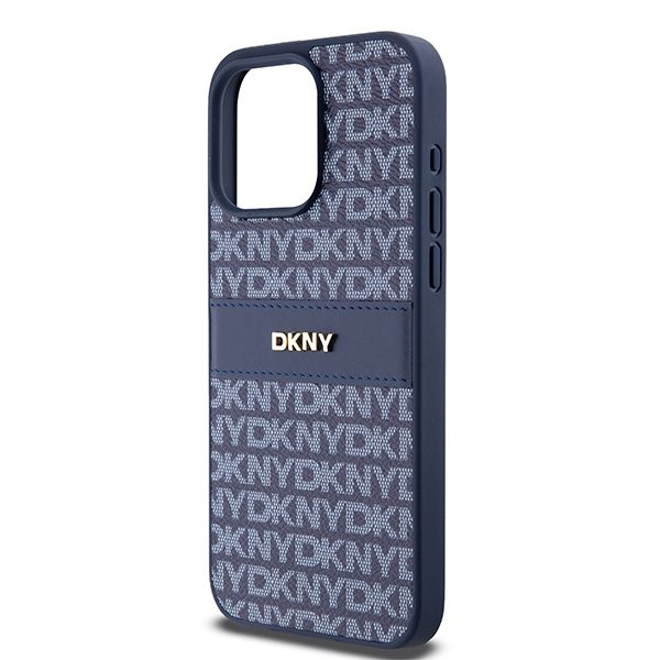 395111_oryg DKNY case for iPhone 15 Pro Max 6,7" DKHCP15XPRTHSLB black HC Magsafe pu repeat pattern w stack logo