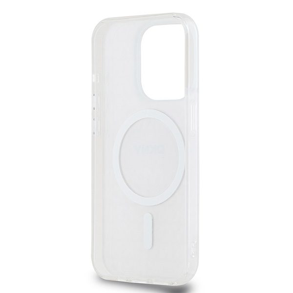 395364_oryg DKNY case for iPhone 15 Pro Max 6,7" DKHMP15XHRHSEP blue HC Magsafe pc tpu repeat texture pattern w stripe