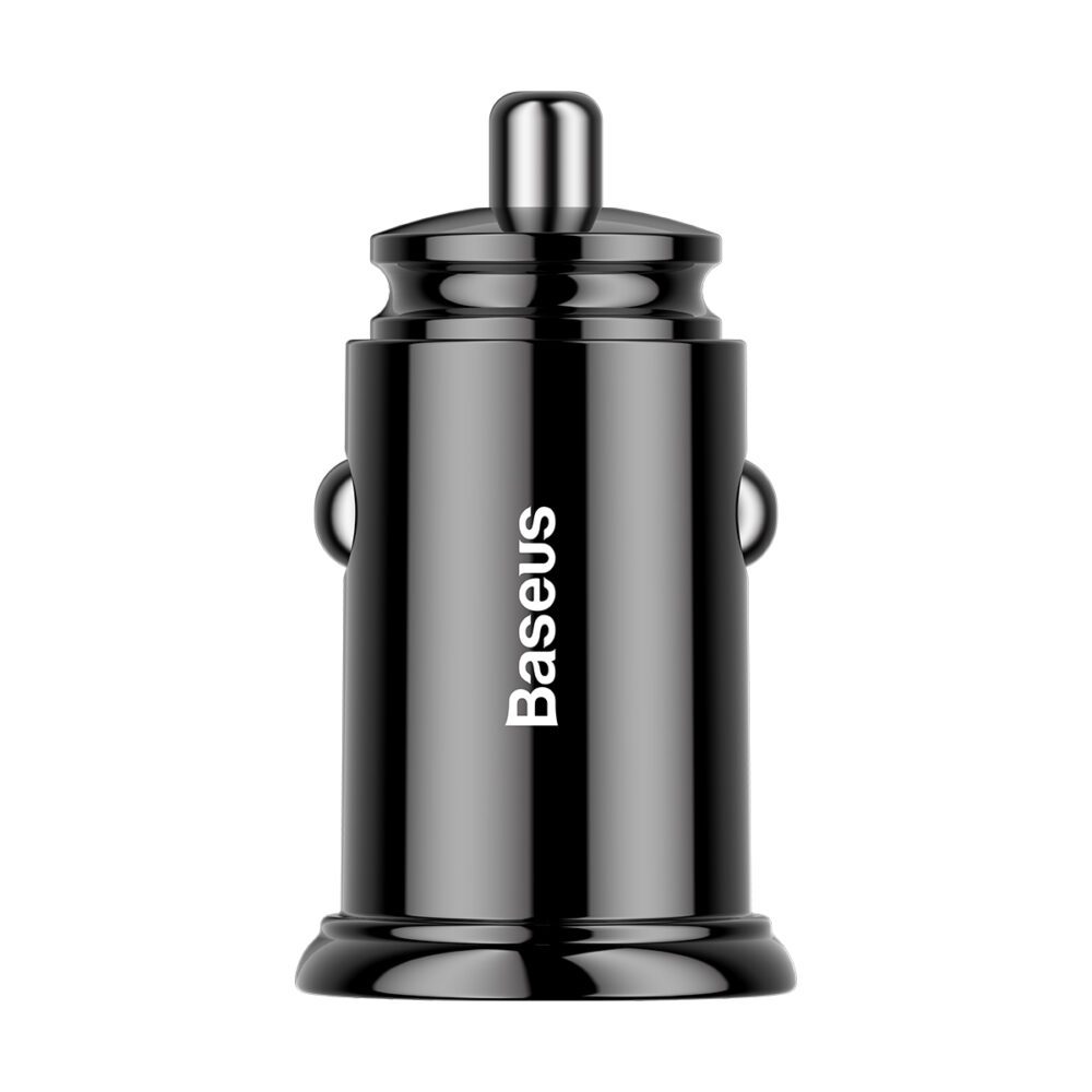 Baseus Circular Plastic QC 3.0 PD car charger 1x USB-C - USB port 30W black