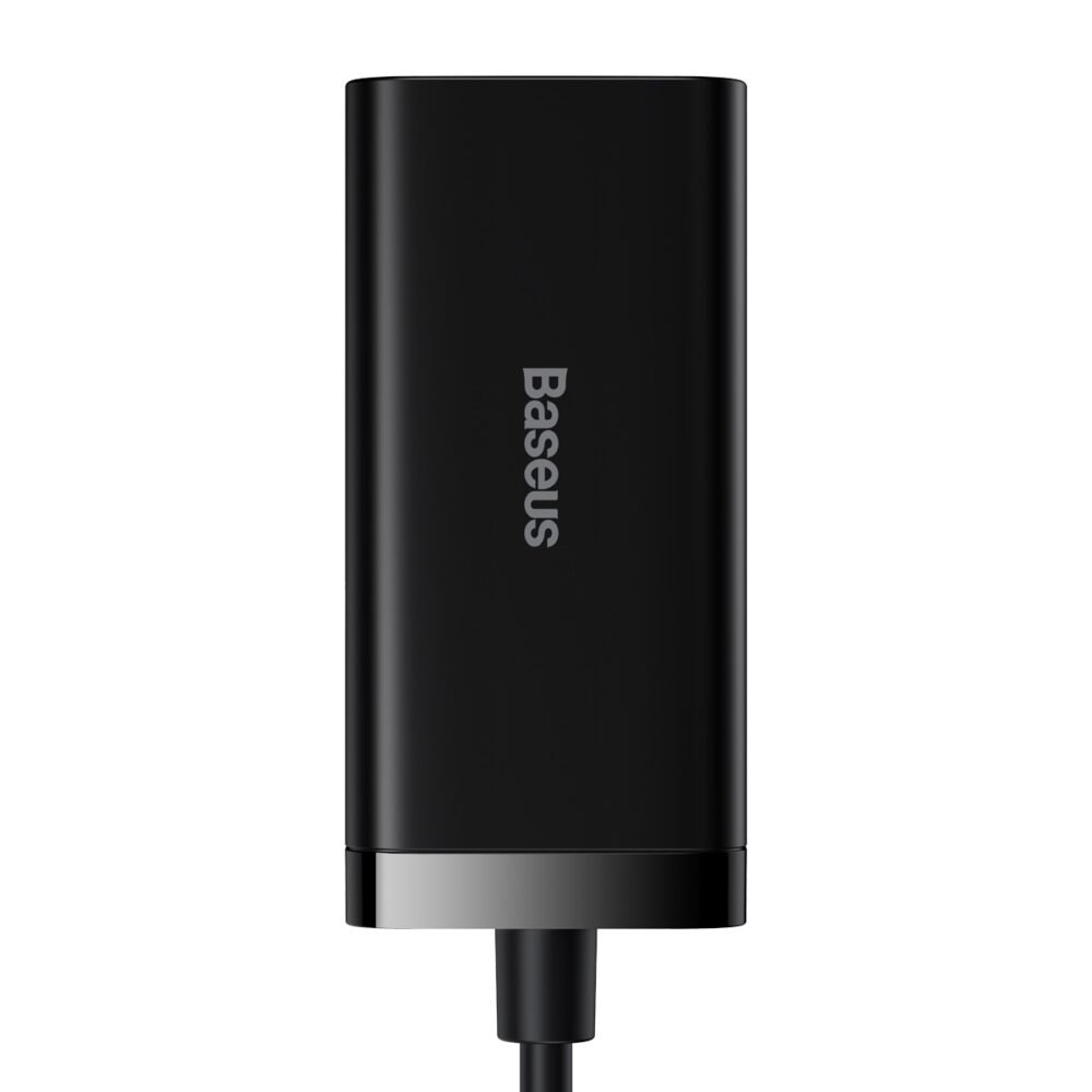 396320_oryg Baseus wall charger GaN3 Pro 100W 2x USB-C 2x USB black
