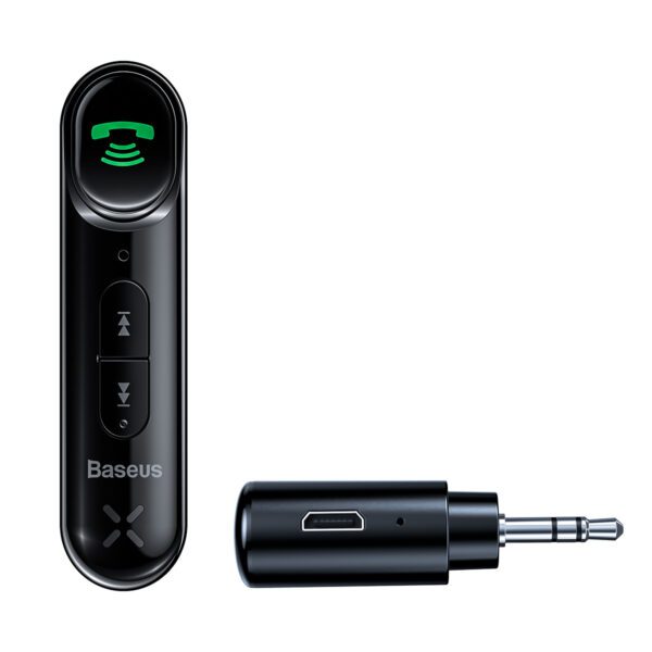 OS-Baseus BSBA-02 AUX Wireless Audio Receiver Black