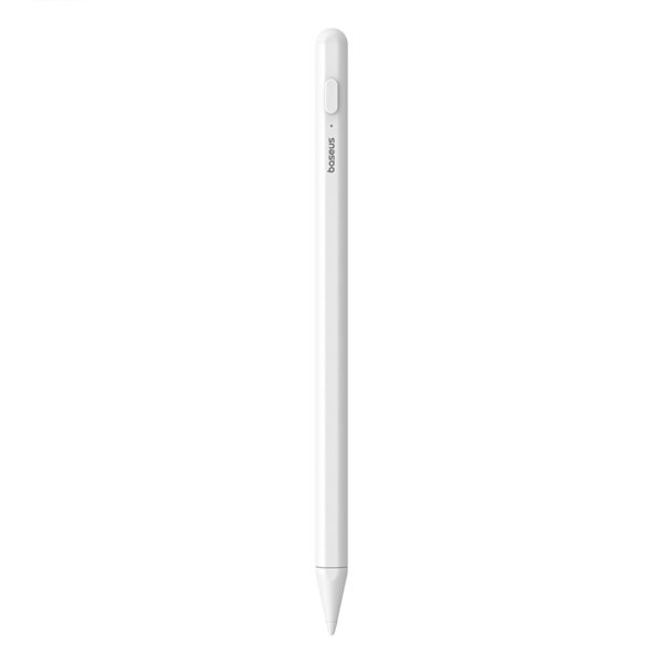 OS-Baseus Smooth Writing 2 Series Stylus Lite with LED Indicators, Moon White (Active version with type-C cable and active pen tip)