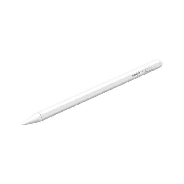 OS-Baseus Smooth Writing 2 Series Stylus Lite with LED Indicators, Moon White (Active version with type-C cable and active pen tip)